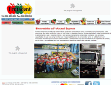 Tablet Screenshot of frutacent.com